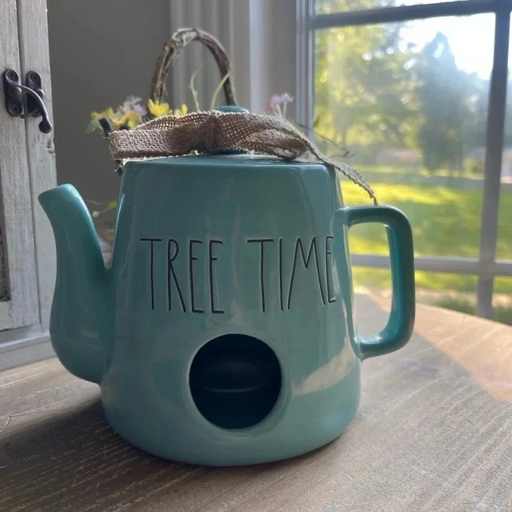 Rae Dunn Tea Time Ceramic Decor